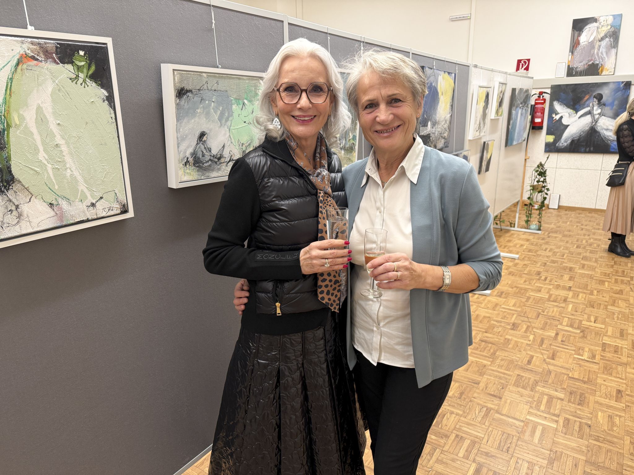 Künstlerquintett lud zur Vernissage