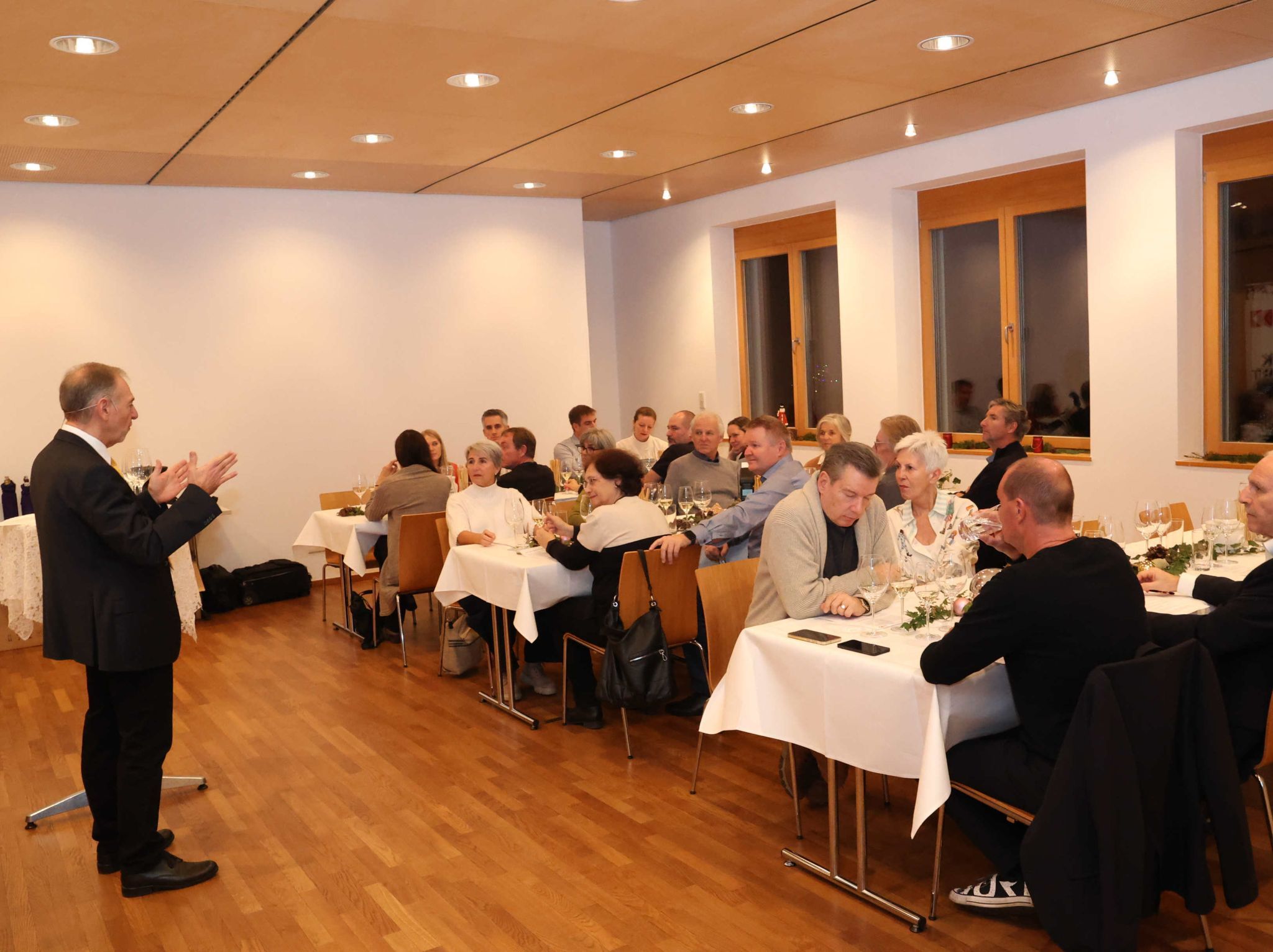 Stilgerechter Weinabend beim Exportclub