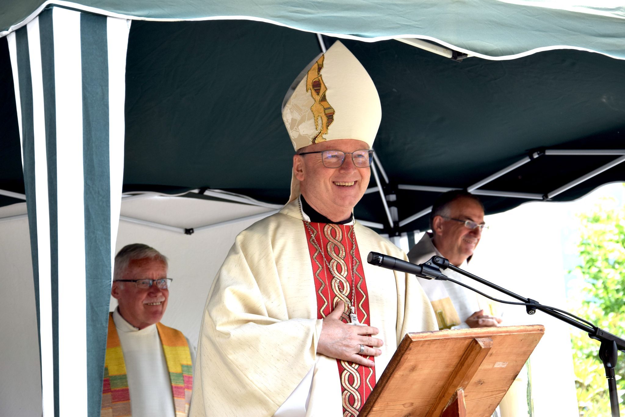 Große Ehre für Bischof und Olympiasieger