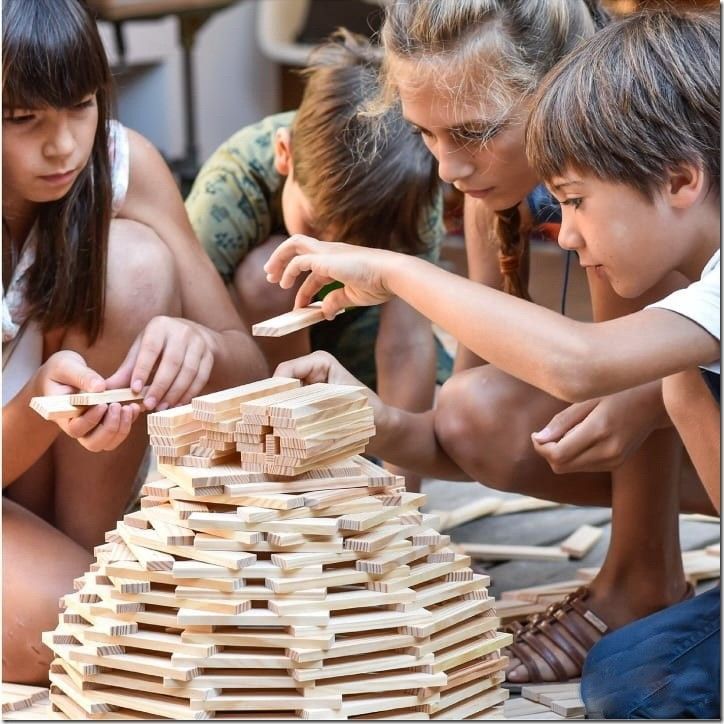 20.000 Kapla-Steine: Rankweil wird zur XXL-Baustelle