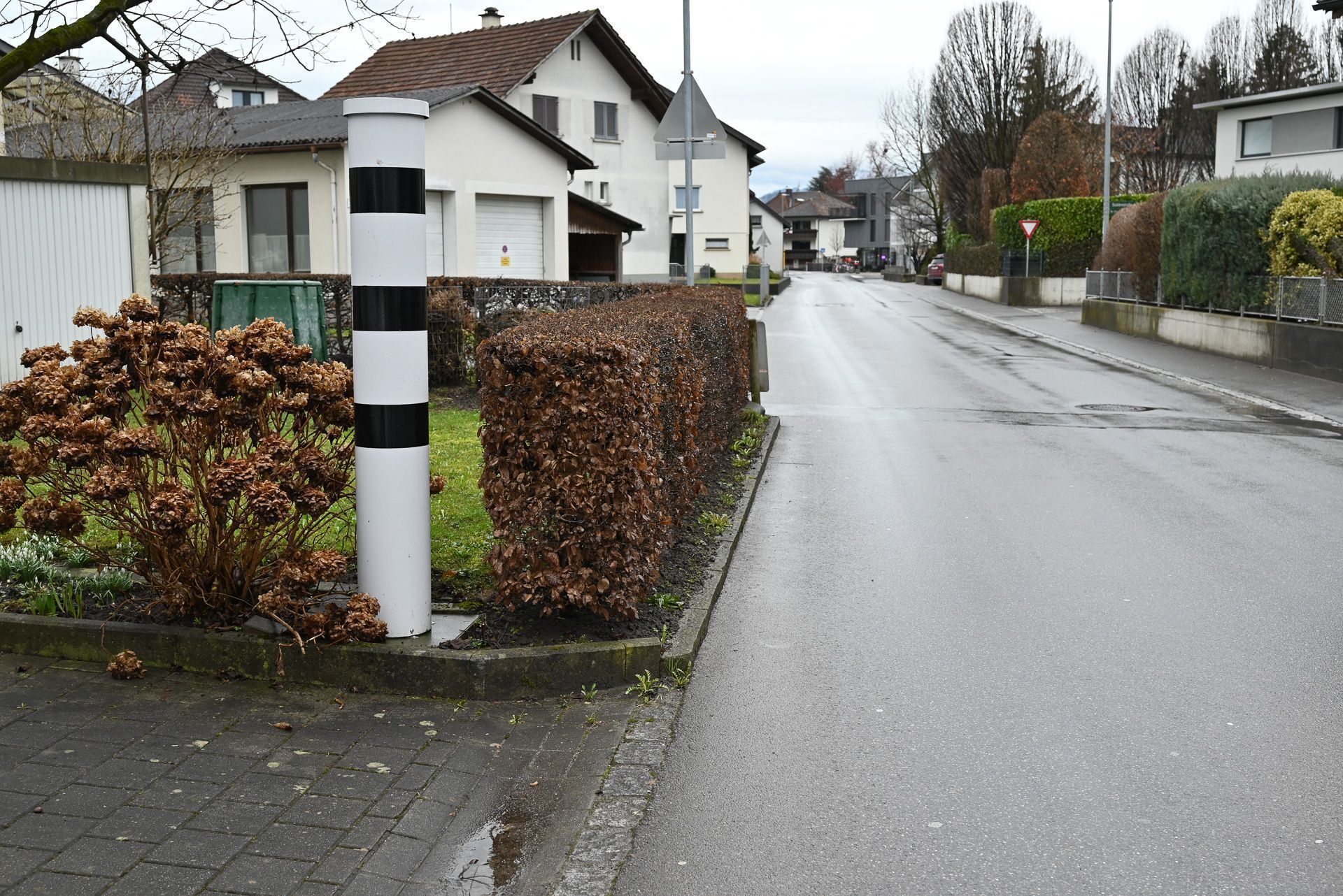 Mit Blitzer-Attrappe und Schildern: Lustenauer Anrainer rücken Rasern und Lkw zu Leibe
