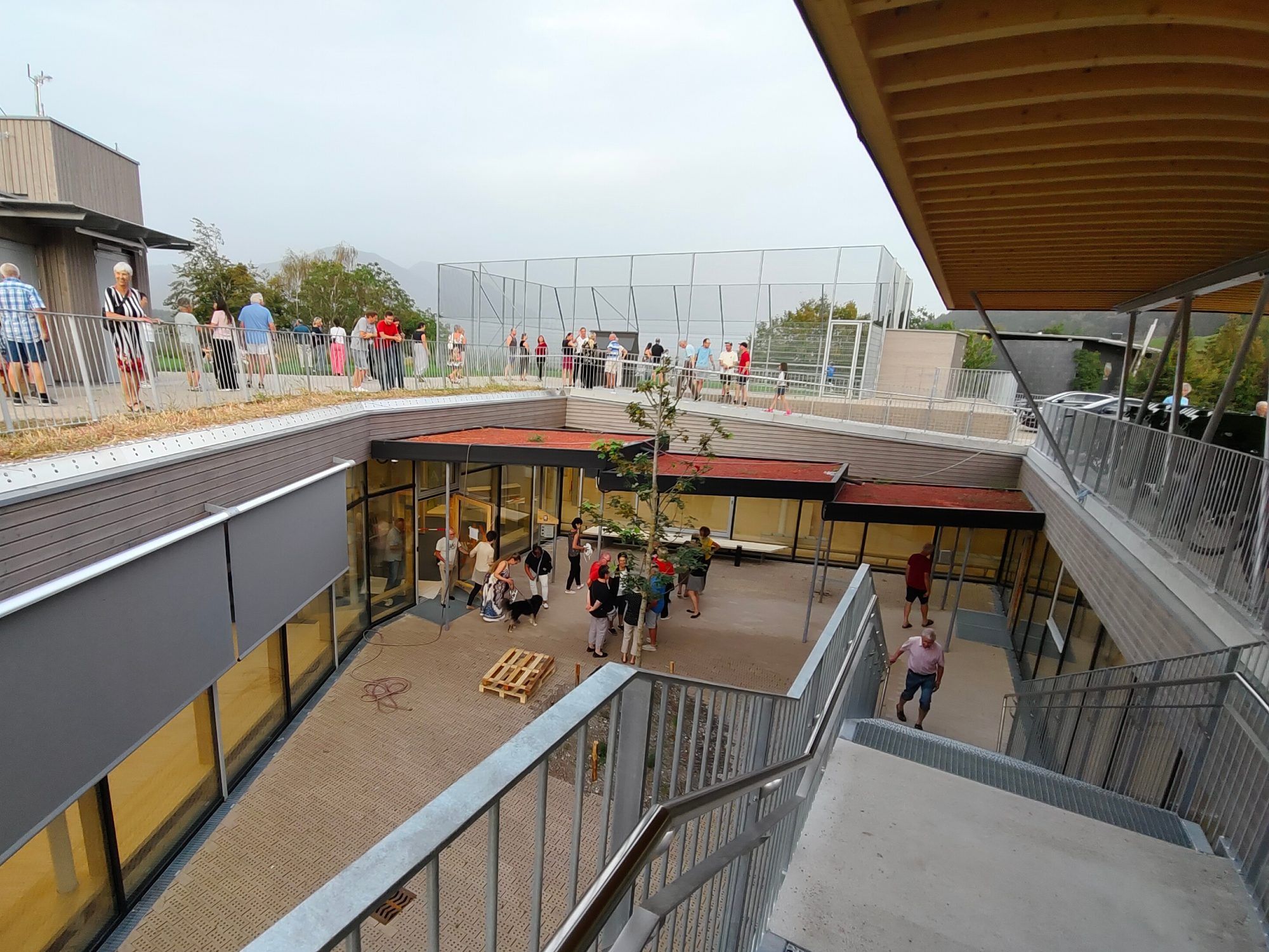 Beim Parzellenhock ins Bildungszentrum
