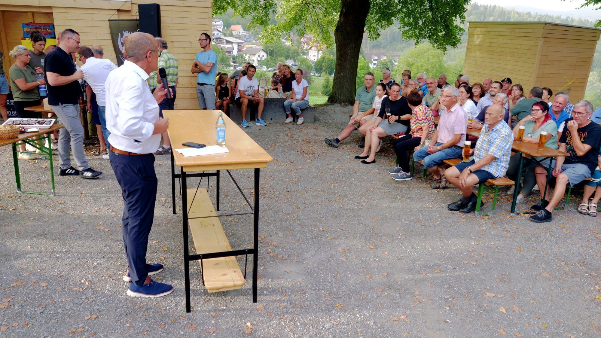 Beim Parzellenhock ins Bildungszentrum